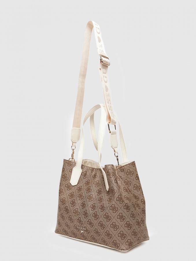 Bolsos Nia Marrn Guess