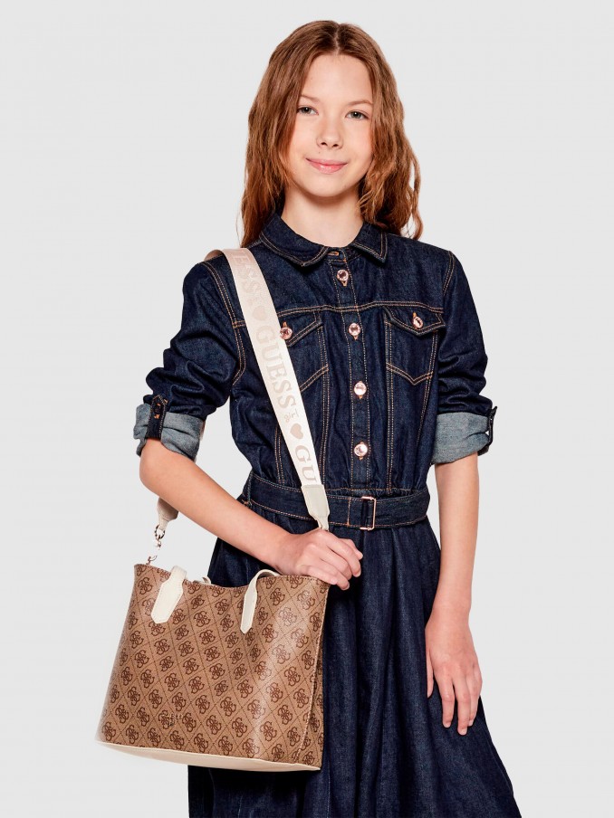 Bolsos Nia Marrn Guess