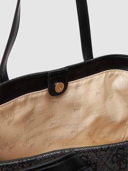 Bolsos Nia Negro Guess