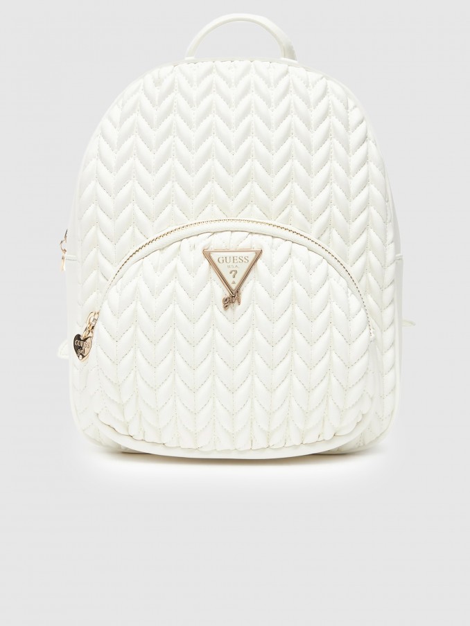 Mochila Nia Blanco Guess
