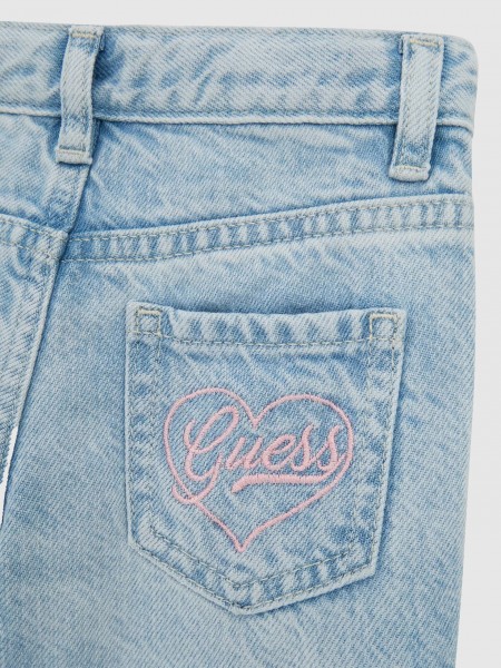 Pantalones Niña Jeans Ligeros Guess Pantalones Niña Jeans Ligeros Guess