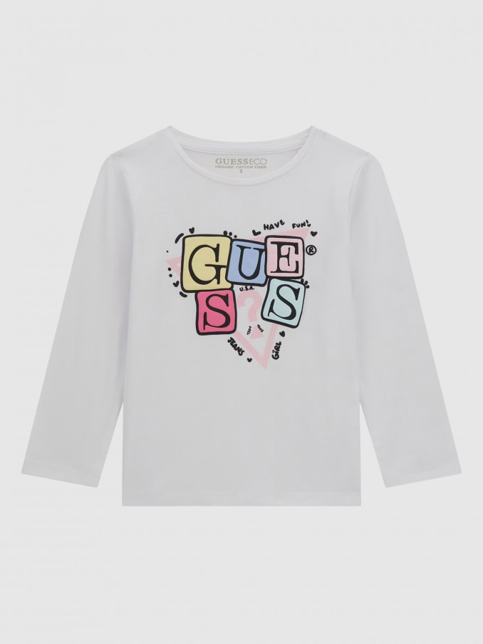Pullover Girl White Guess