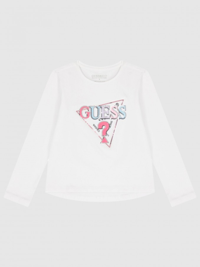 Pullover Girl White Guess