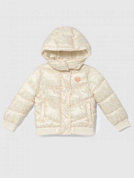 Jacket Girl Beige Guess