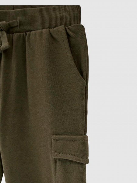 Conjuntos Menino Set Ls T-Shirt + Cargo Jogger Guess Kids