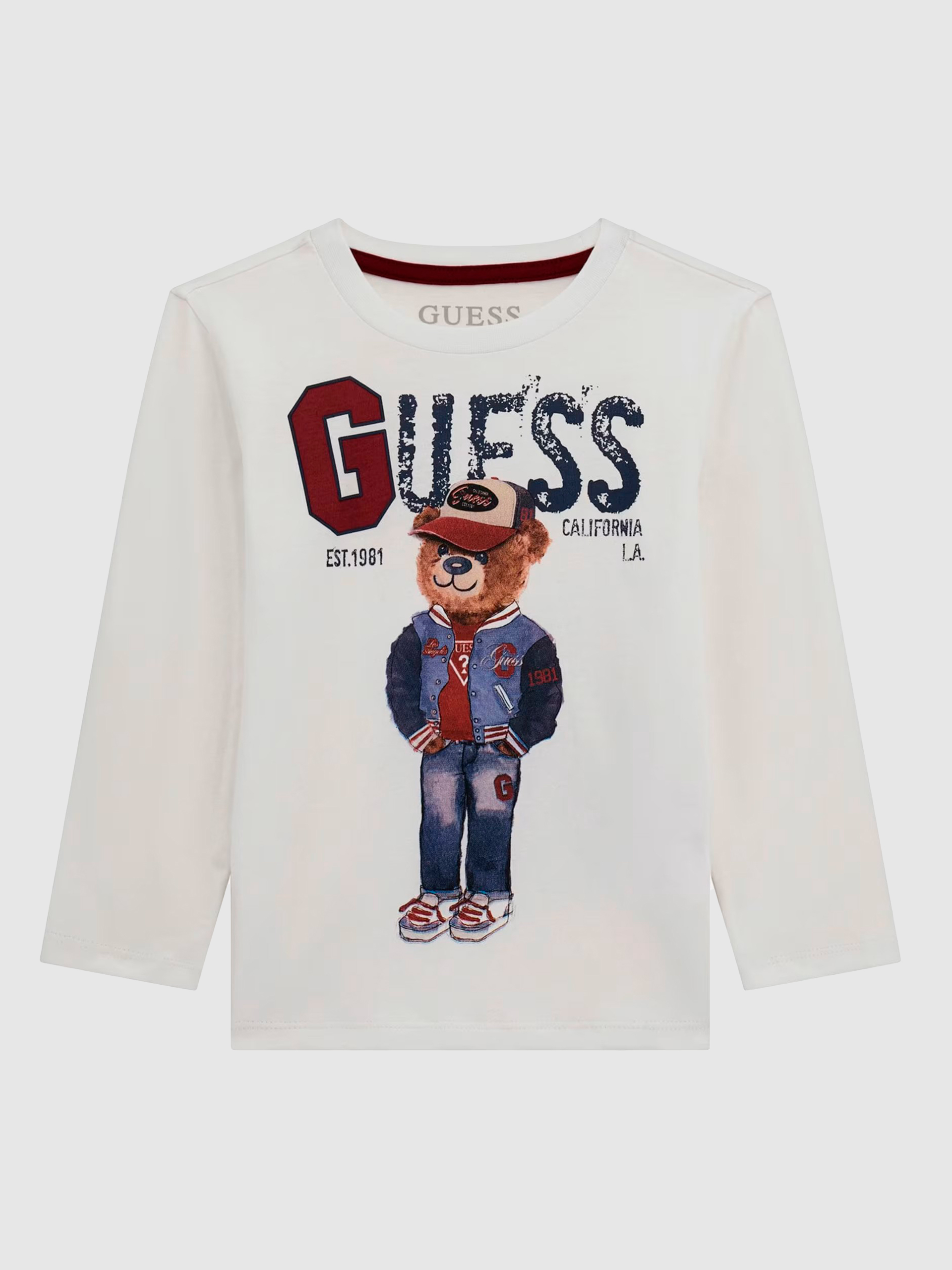Sueter Niño Blanco Guess