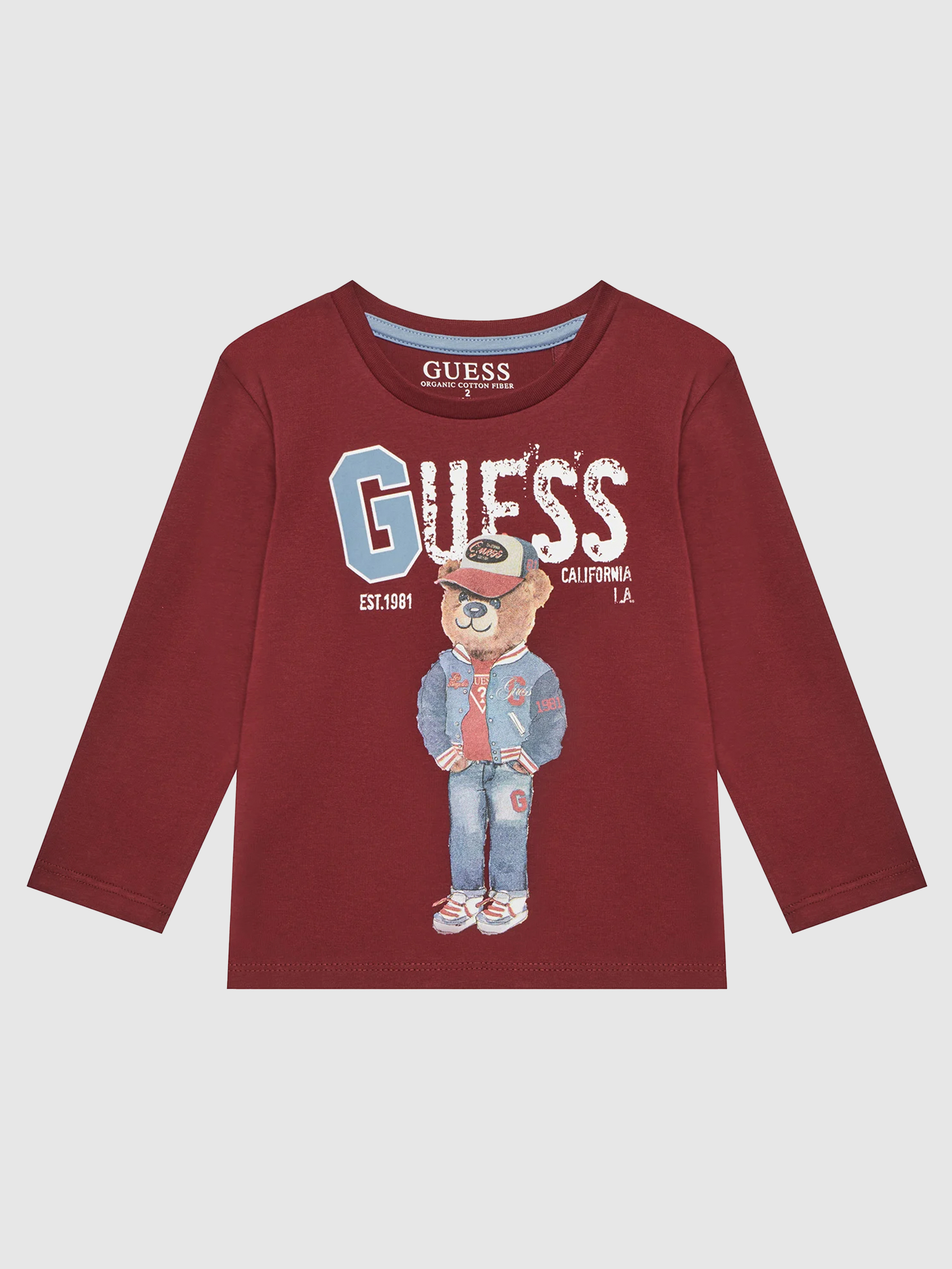 Sueter Niño Burdeos Guess