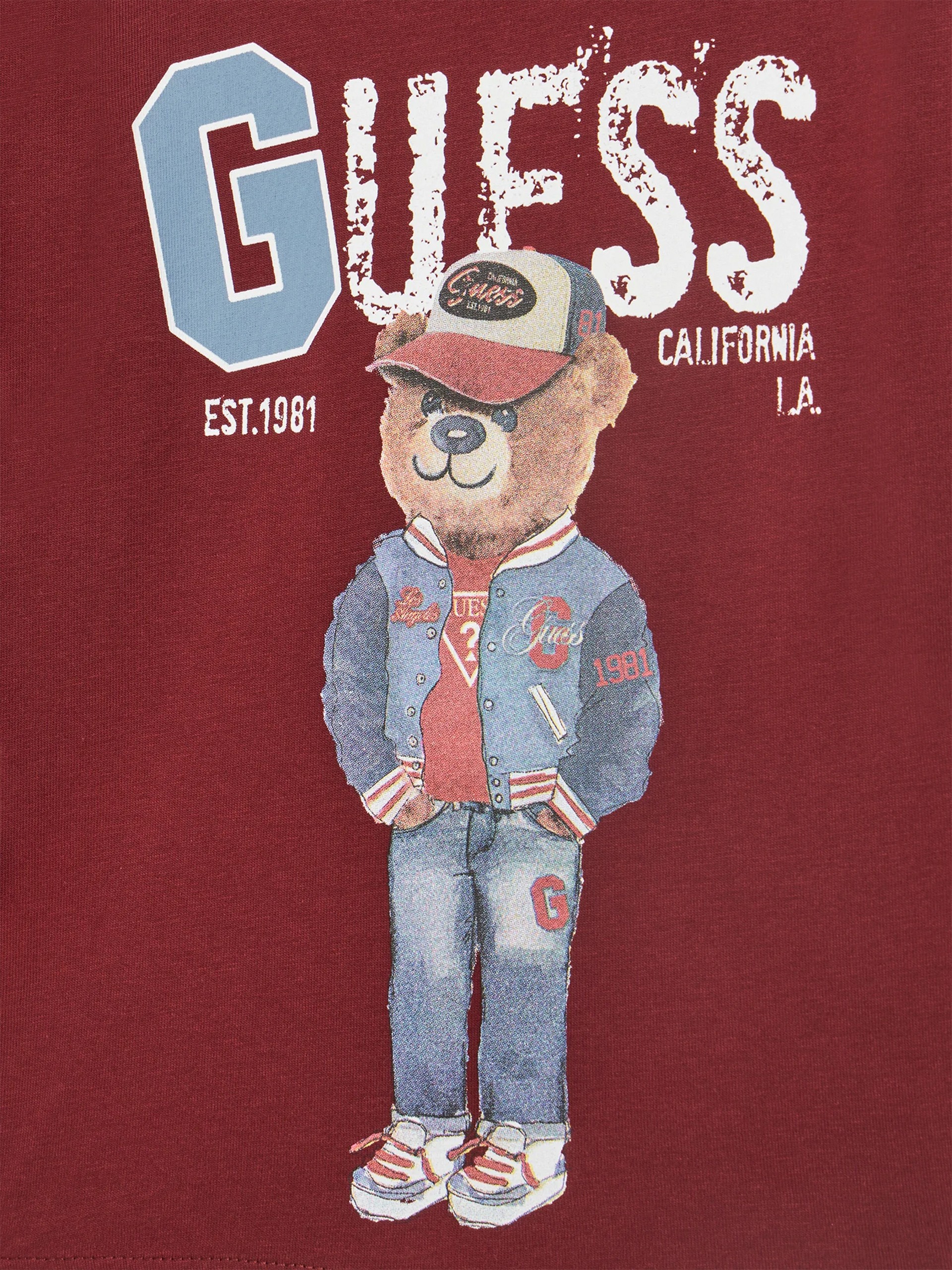 Sueter Niño Burdeos Guess