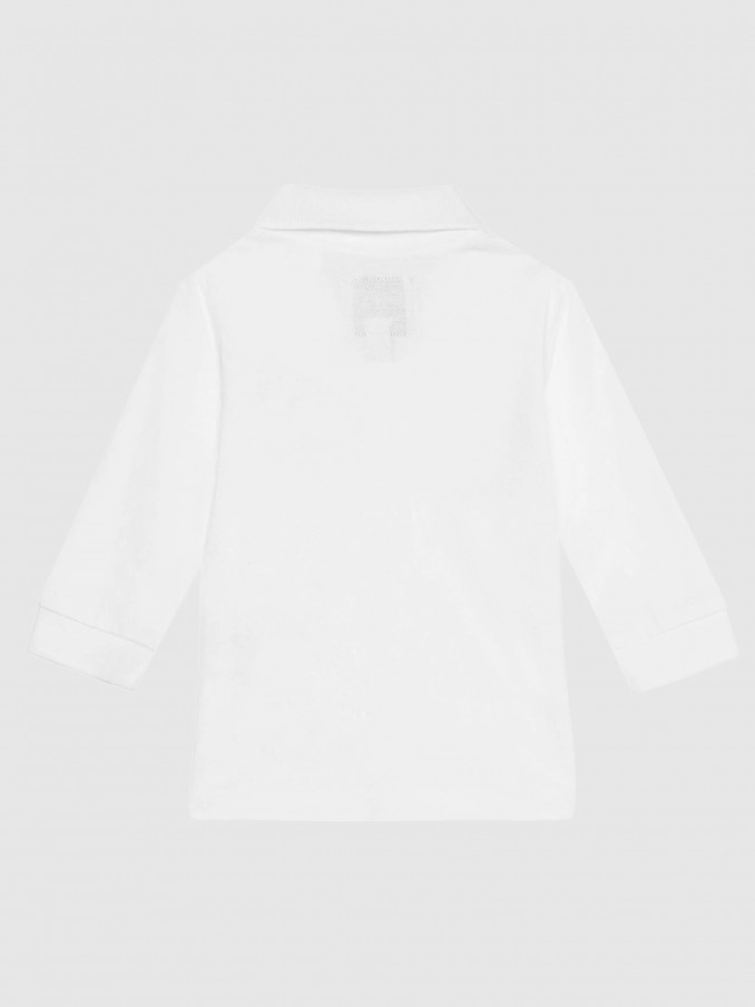 Polo Shirt Boy White Guess