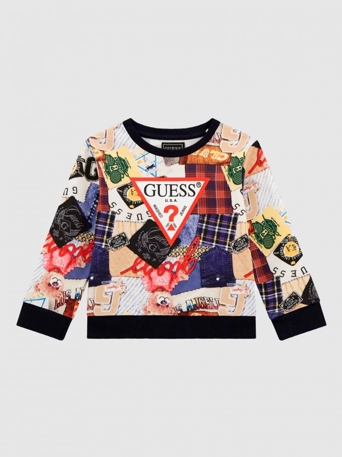 Jumper Boy Bordeaux Guess