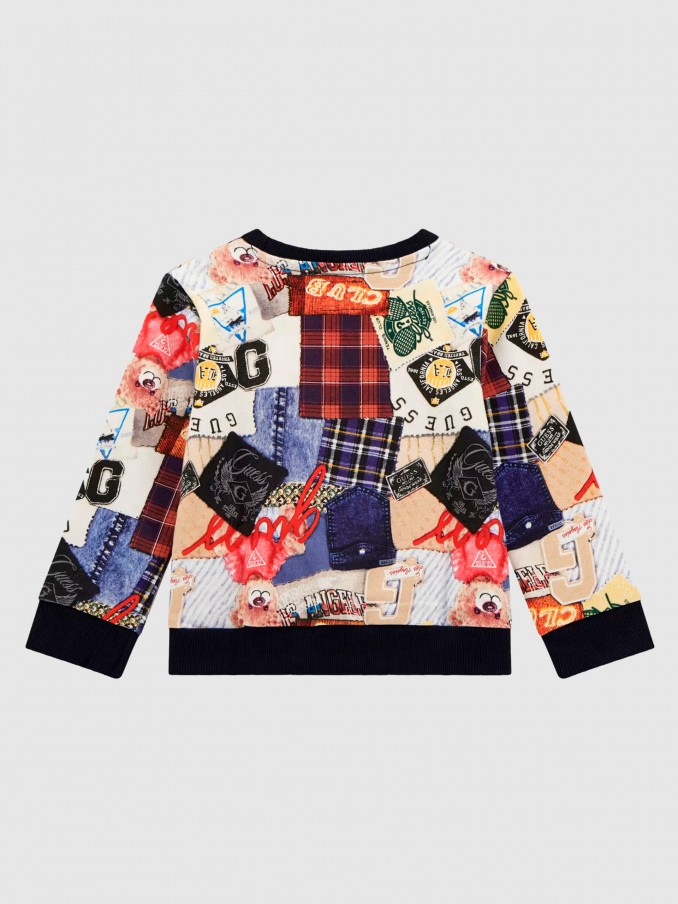 Jumper Boy Bordeaux Guess