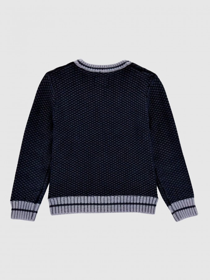 Jacket Boy Navy Blue Guess