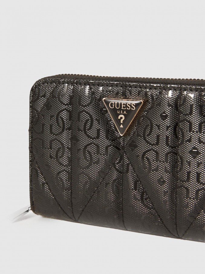 Monedero Mujer Negro Guess