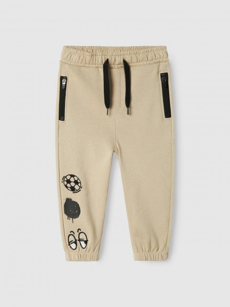 Pants Boy Cream Name It