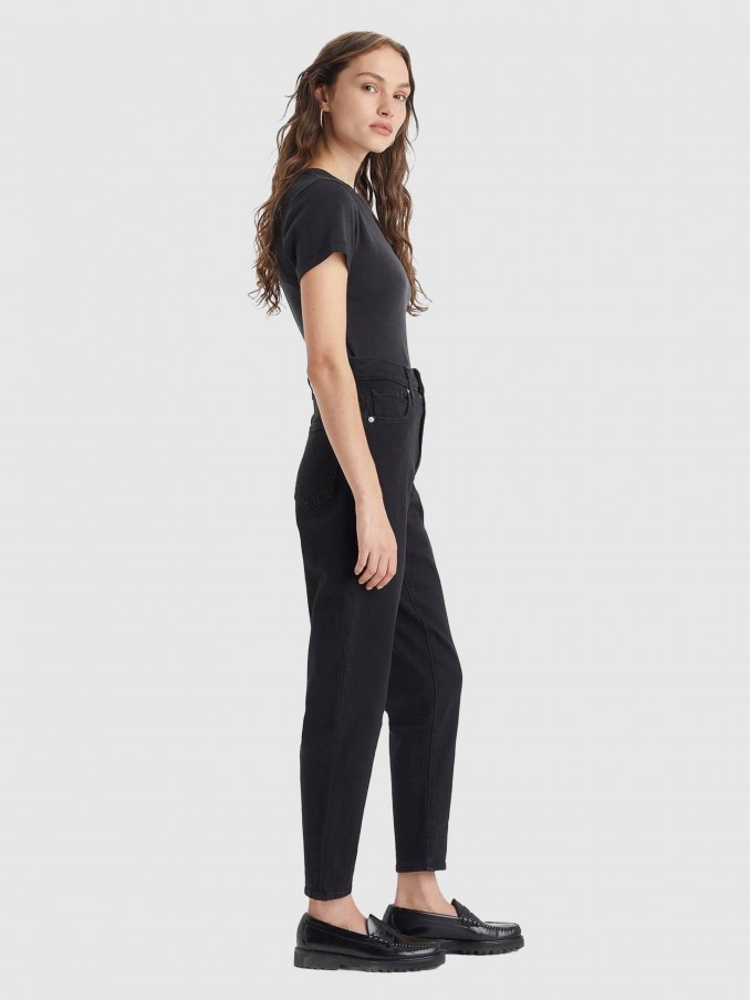 Pantalones Mujer Negro Levis