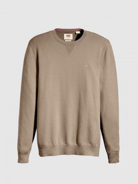 Pullover Man Brown Levis Pullover Man Brown Levis
