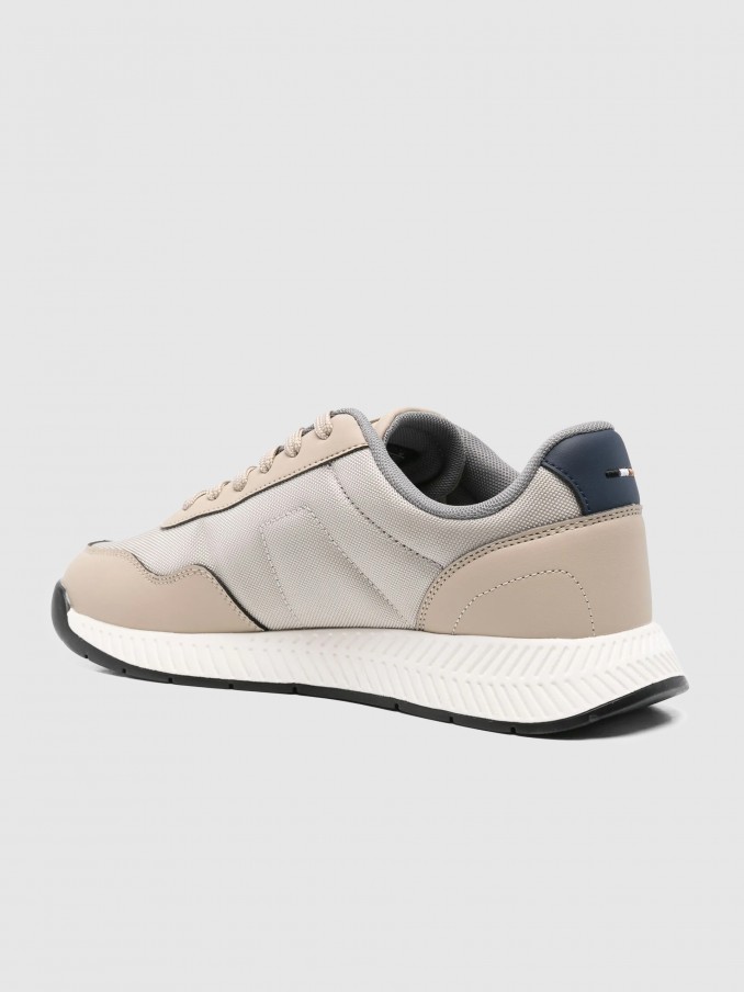 Tenis Hombre Beige Boss Orange