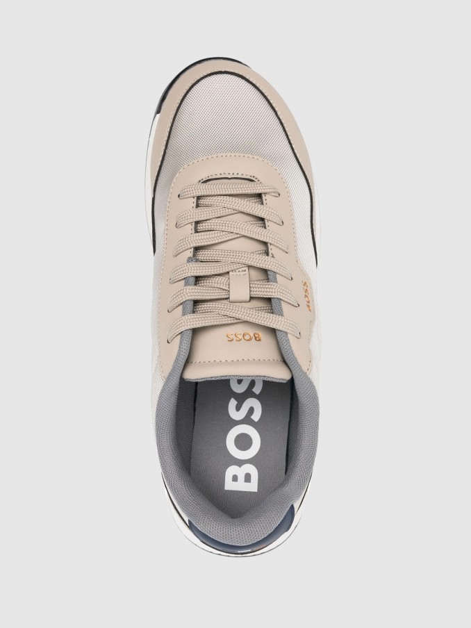 Tenis Hombre Beige Boss Orange