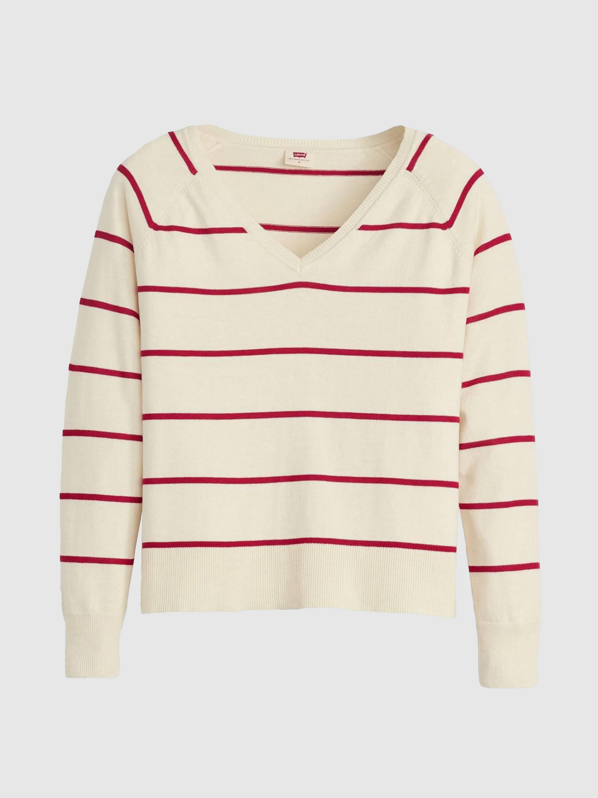 Sueter Mujer Raya Roja Levis