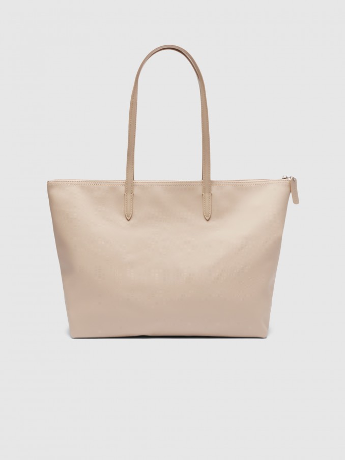 Bolsos Mujer Gris Pardo Lacoste