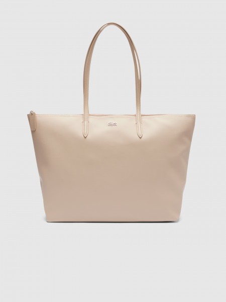 Bolsos Mujer Gris Pardo Lacoste