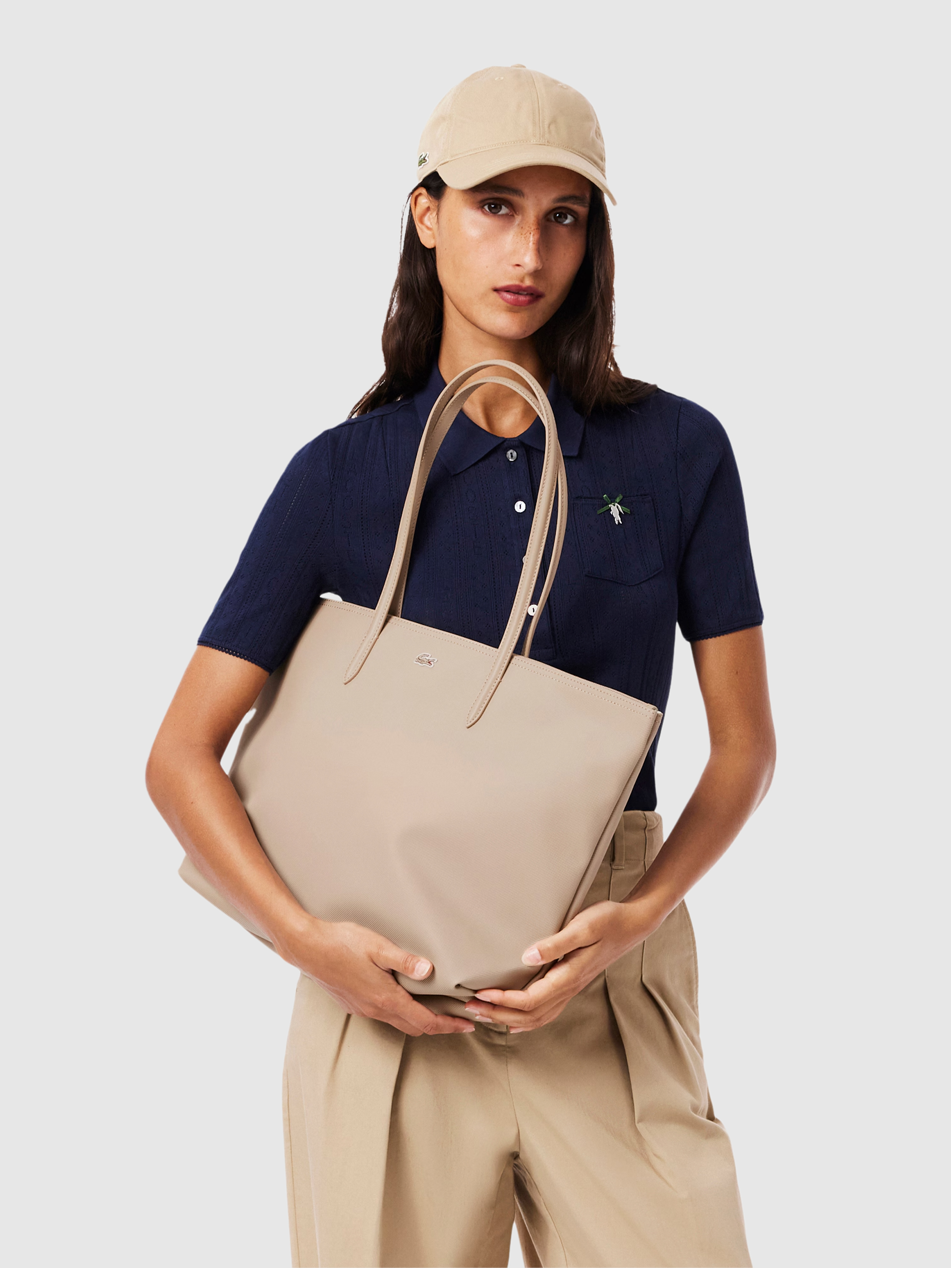 Shoppers Woman Taupe Lacoste