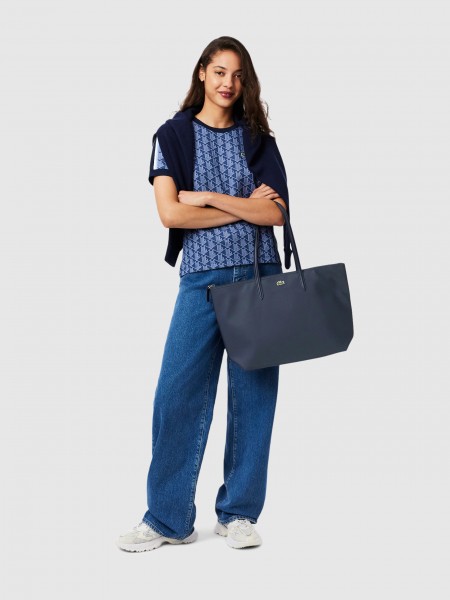 Shoppers Woman Navy Blue Lacoste