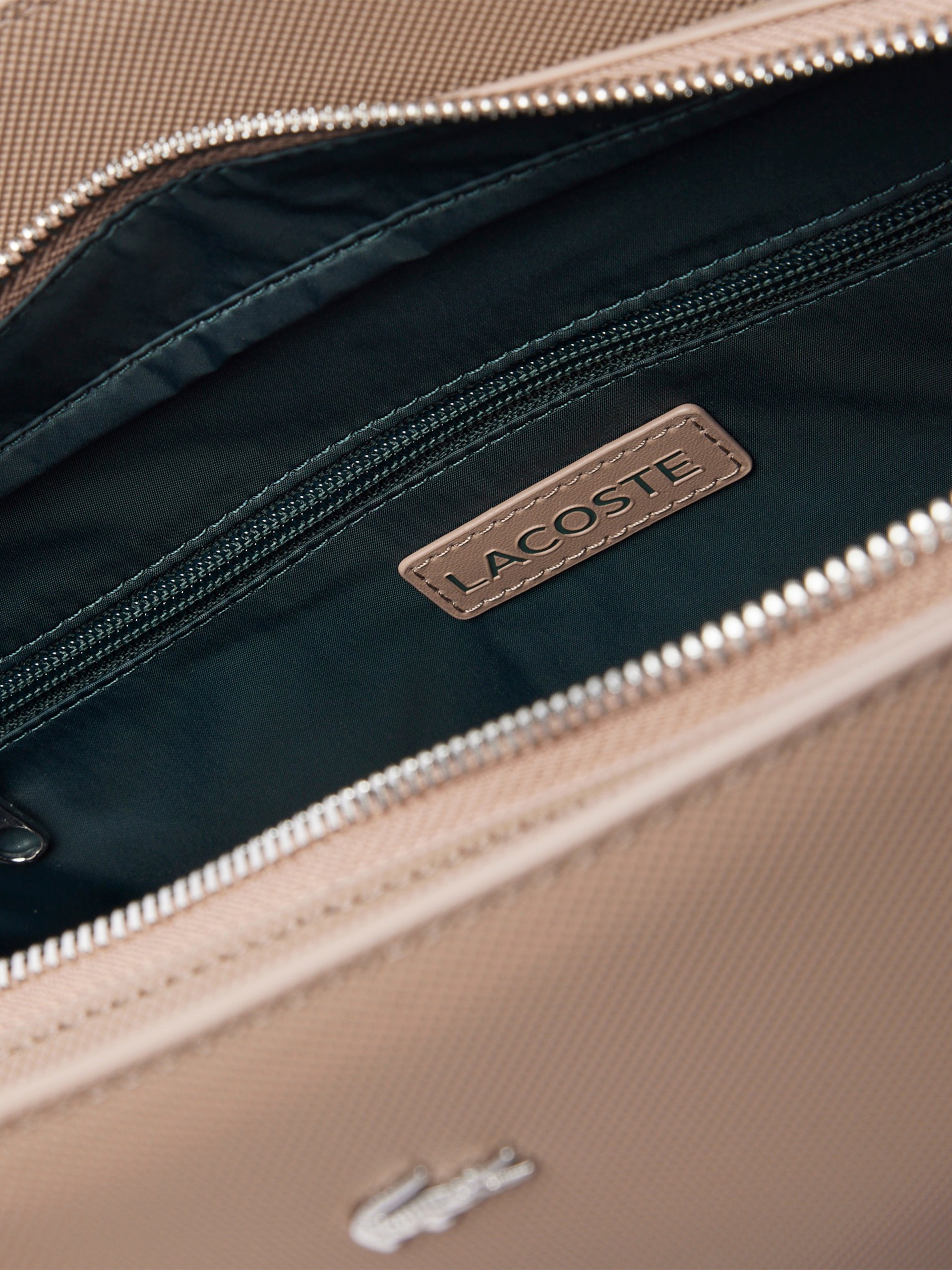 Bolso Mujer Gris Pardo Lacoste