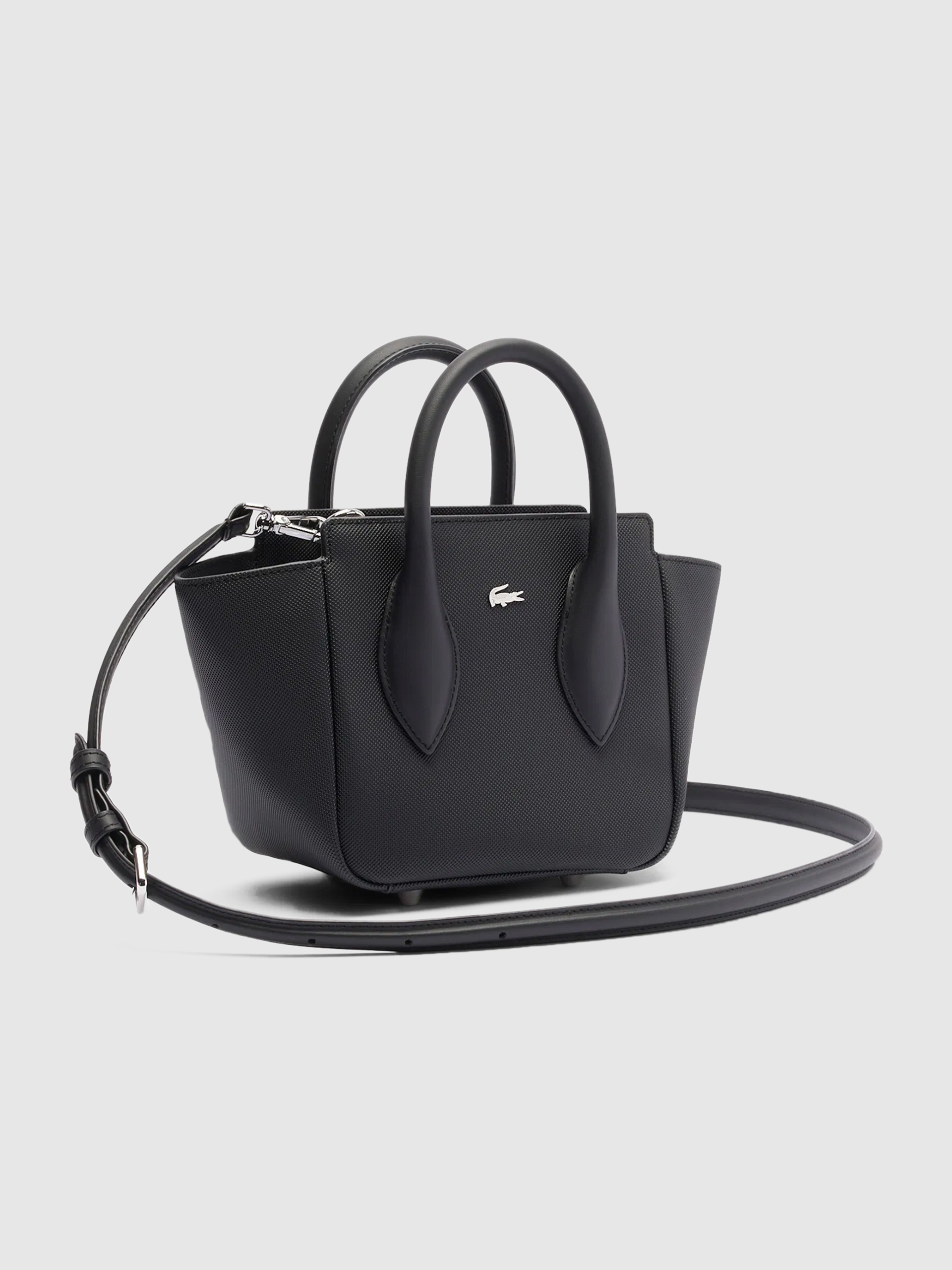 Bolso Mujer Negro Lacoste