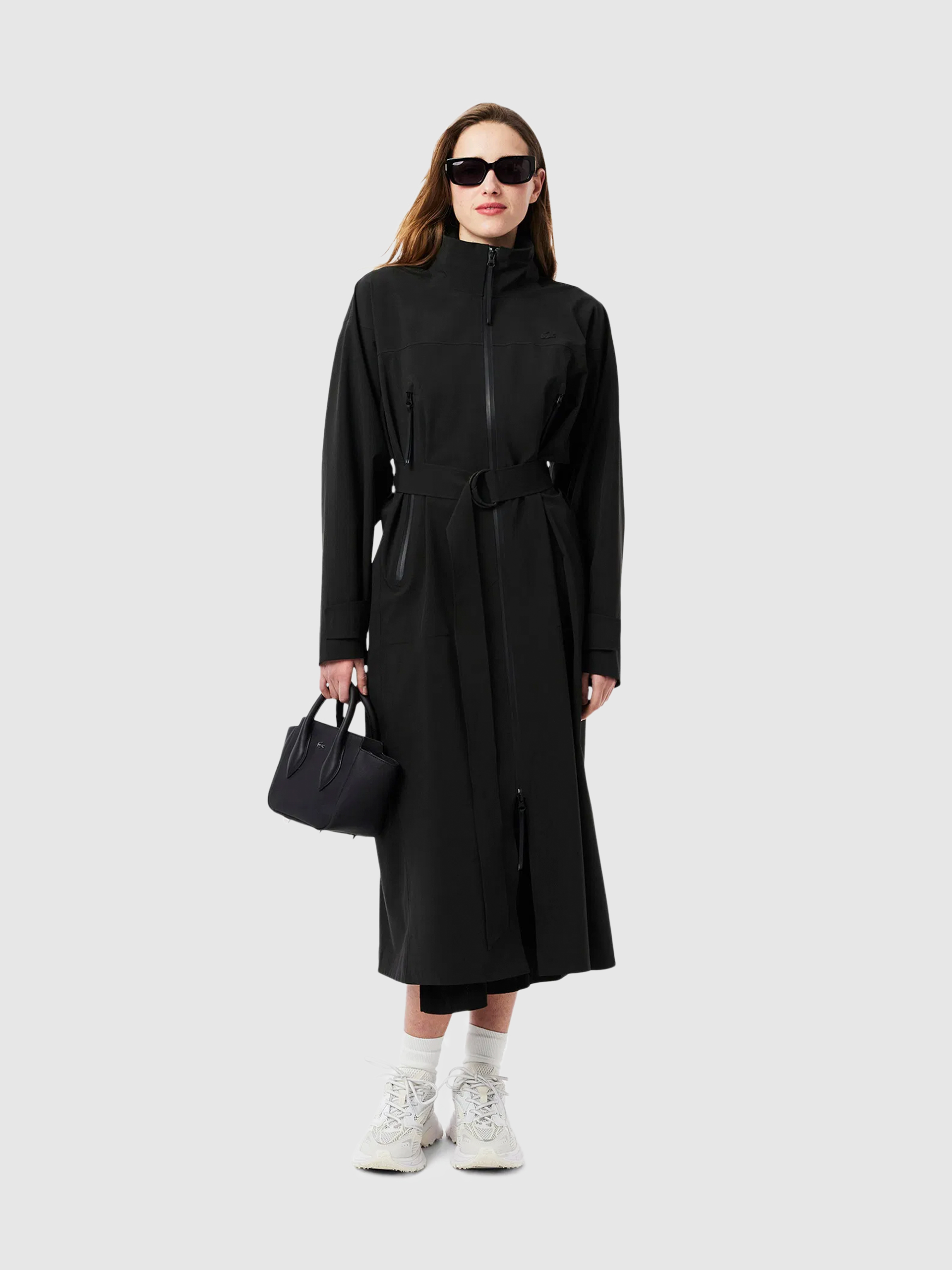 Bolso Mujer Negro Lacoste