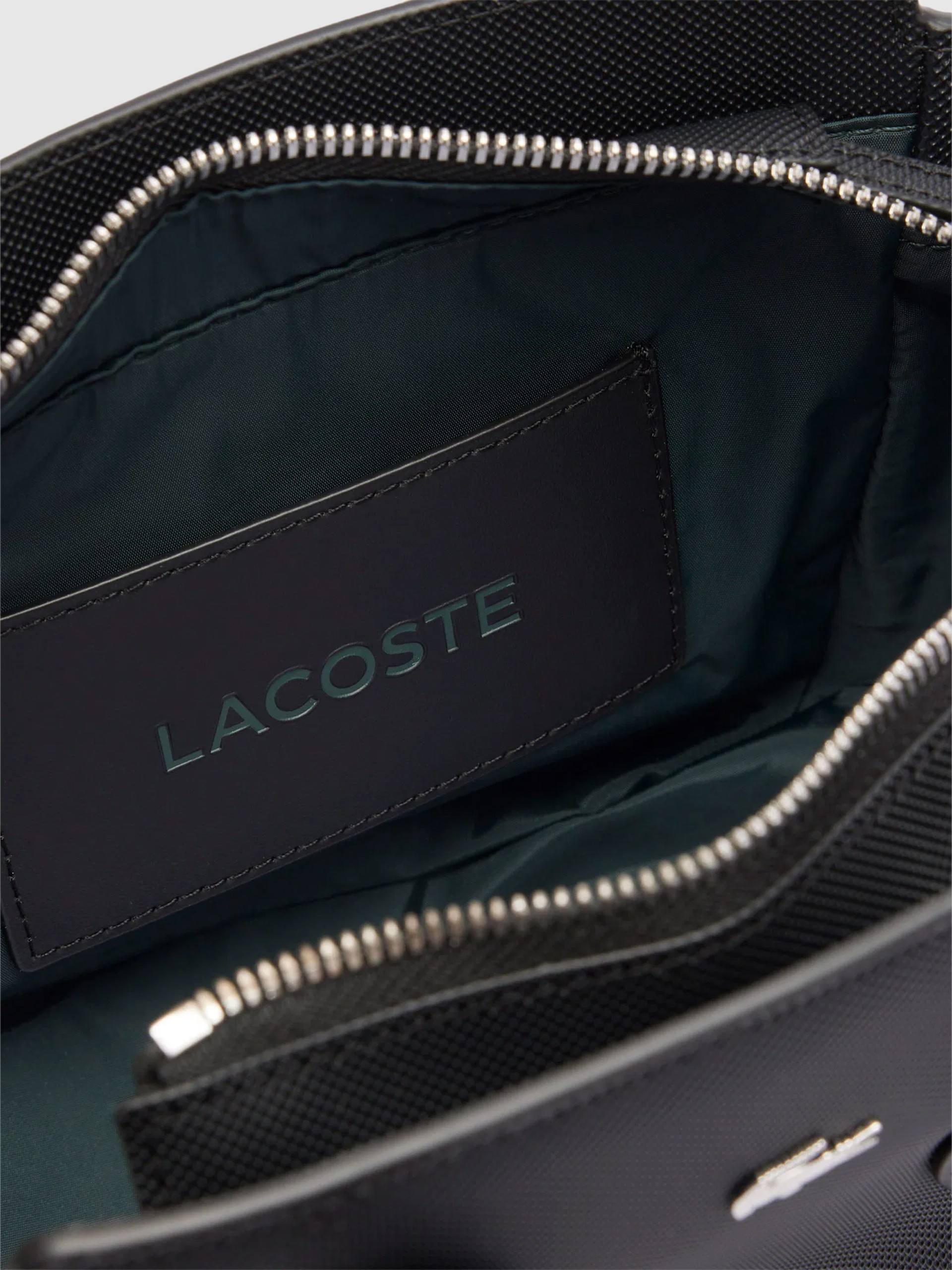 Bolso Mujer Negro Lacoste