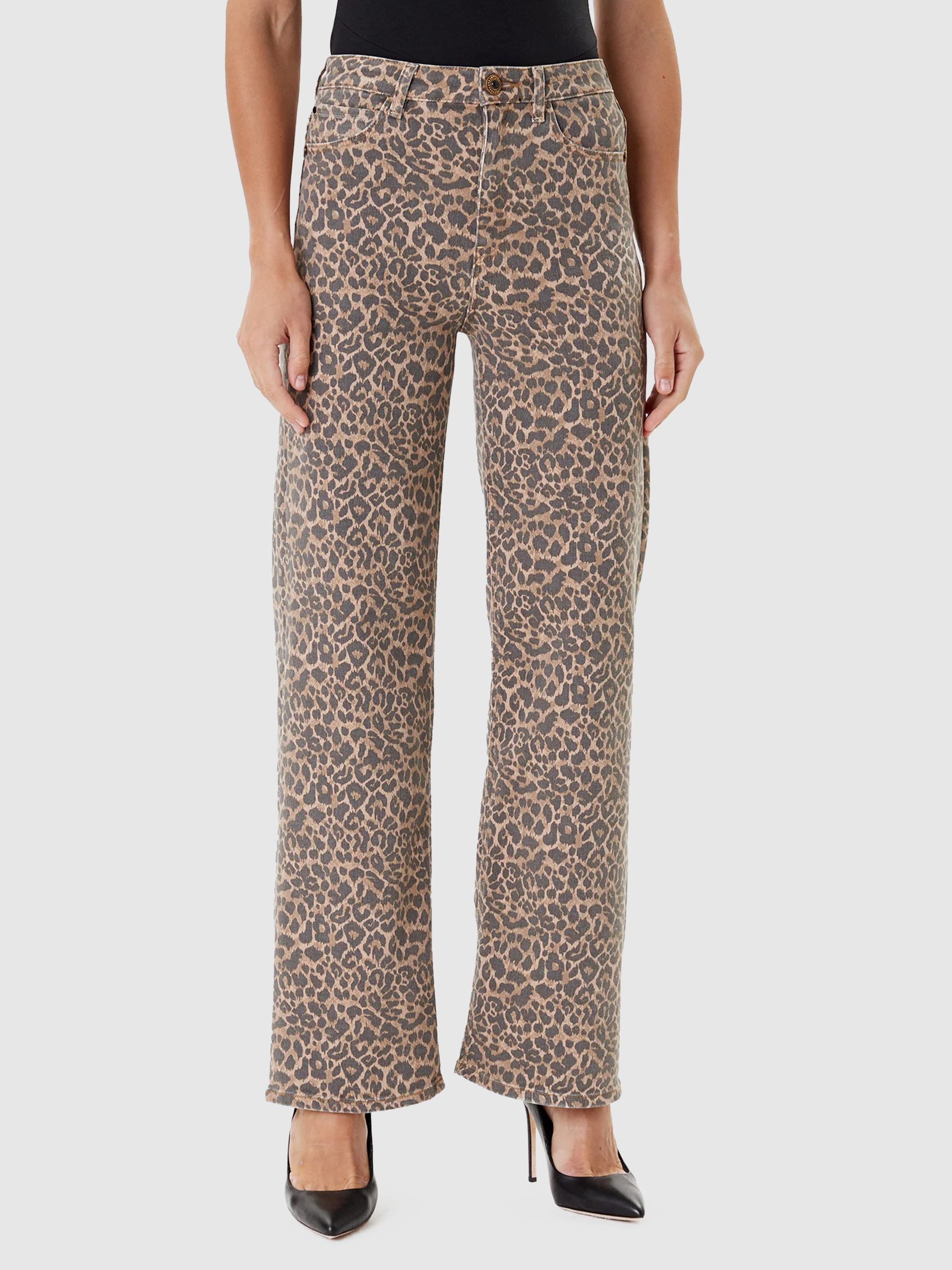 Pantalones Mujer Estampado Animal Guess