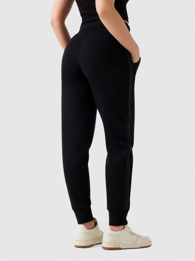 Pantalones Mujer Negro Guess