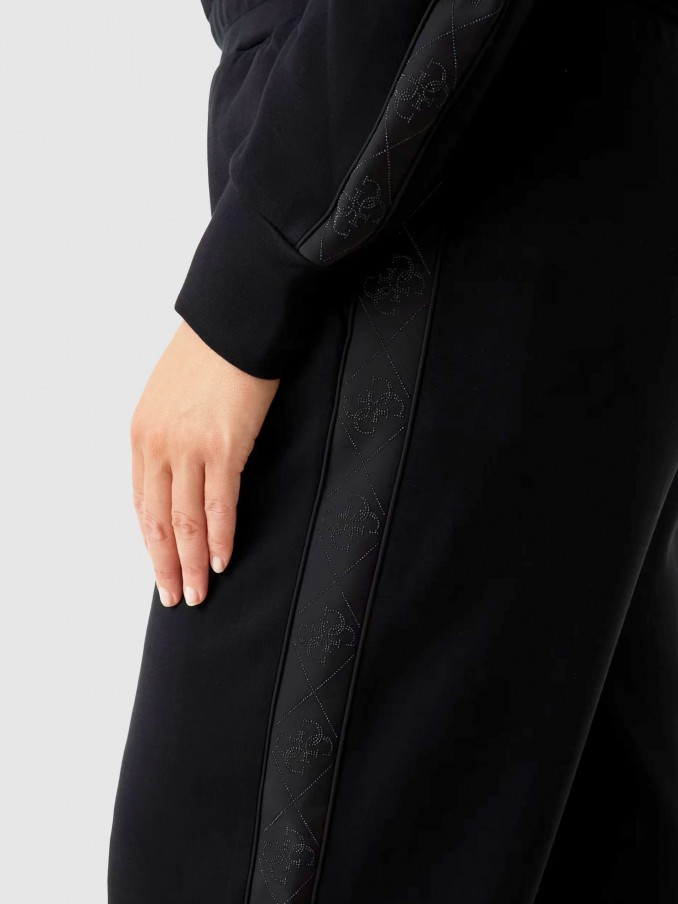 Pantalones Mujer Negro Guess