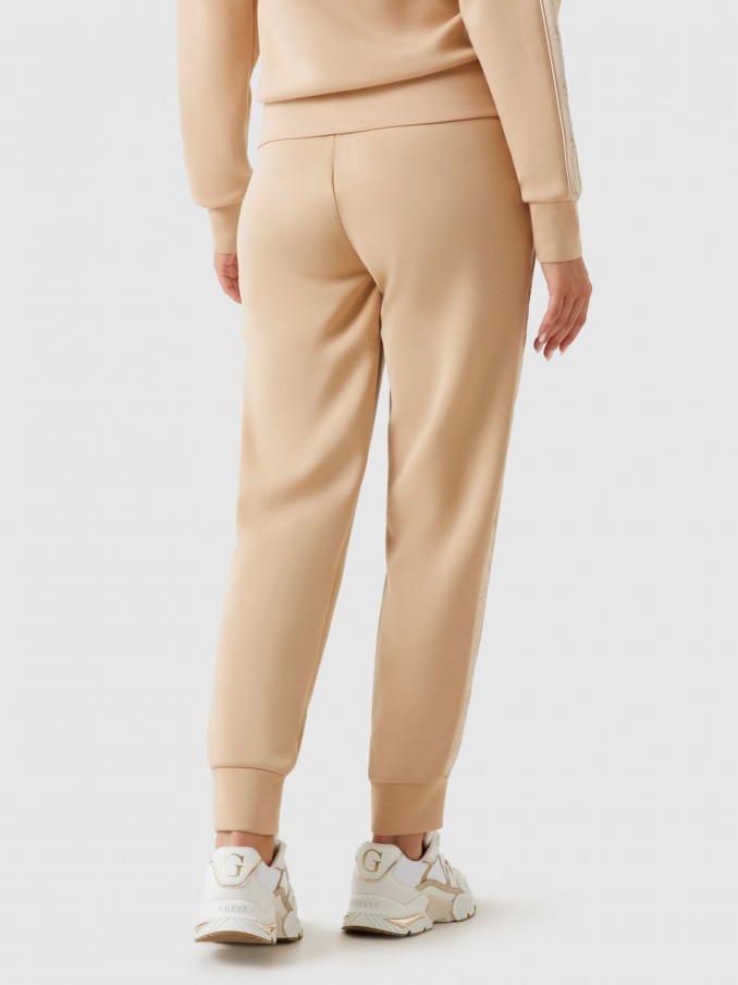 Pantalones Mujer Beige Guess