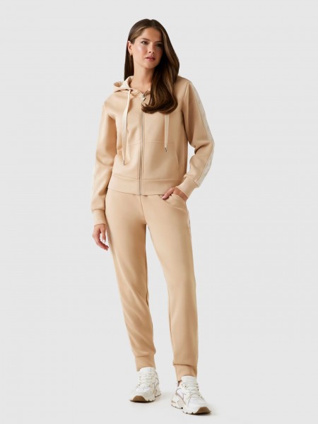 Pantalones Mujer Beige Guess