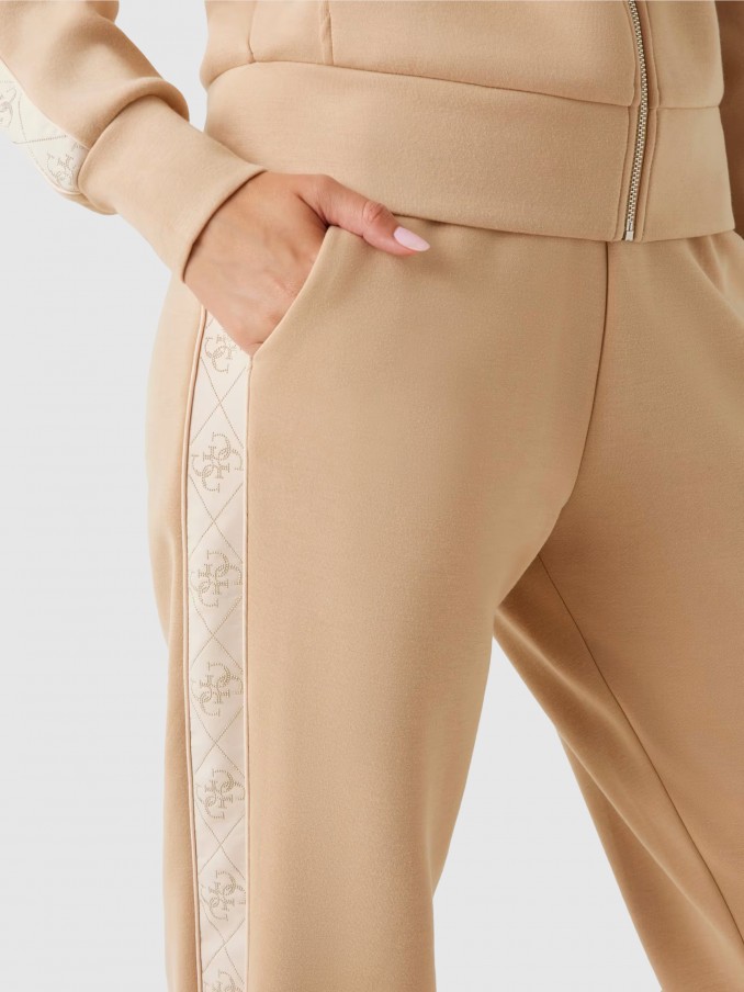 Pantalones Mujer Beige Guess