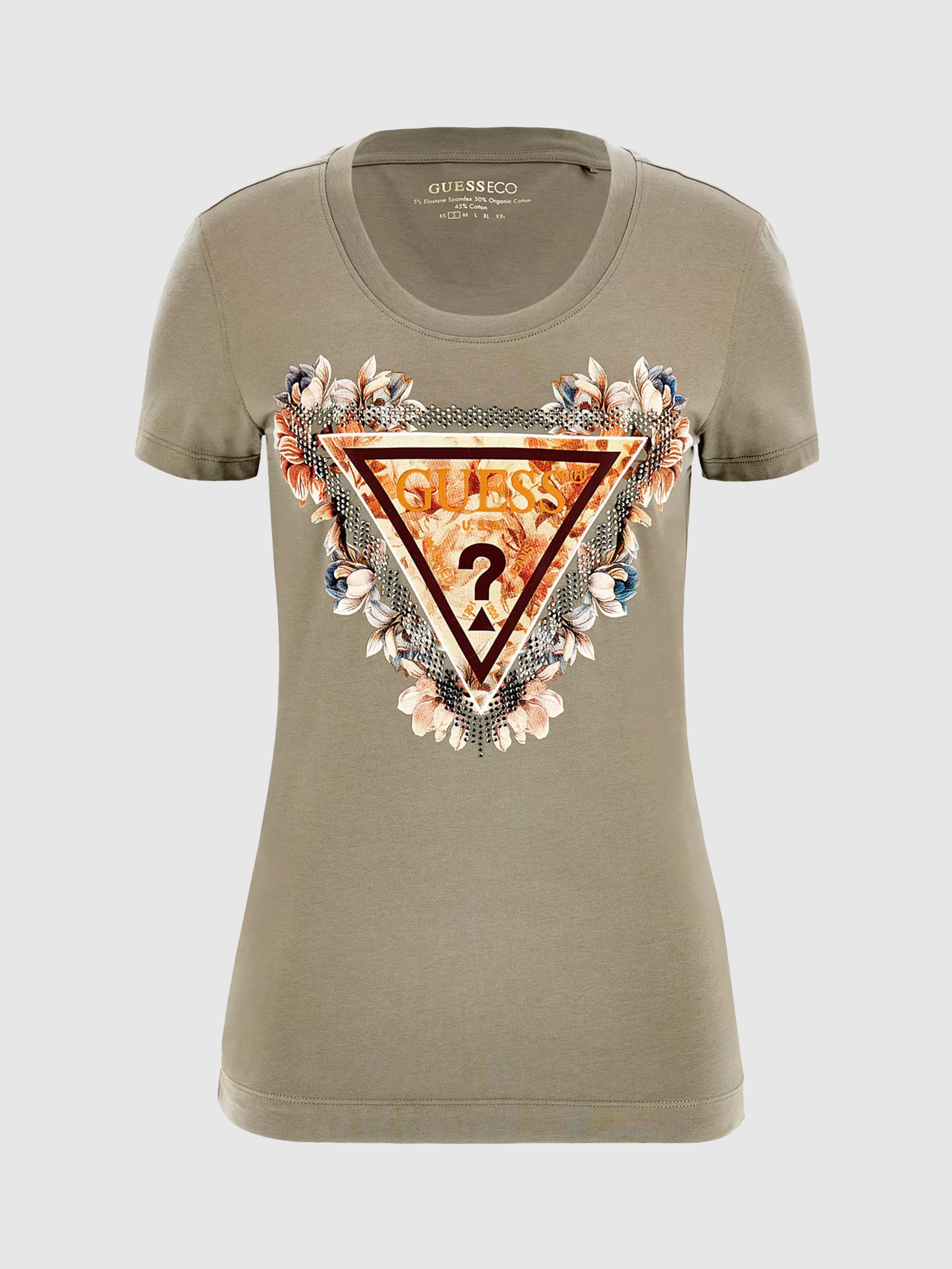 T-Shirt Woman Brown Guess