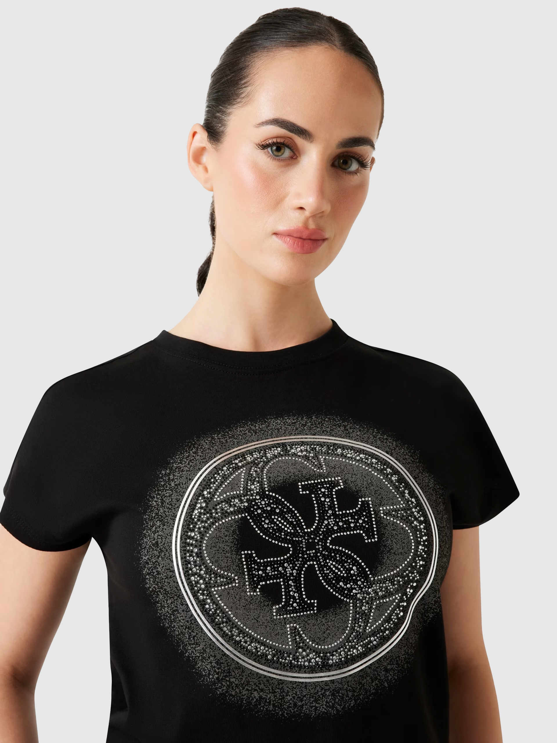 T-Shirt Woman Black Guess
