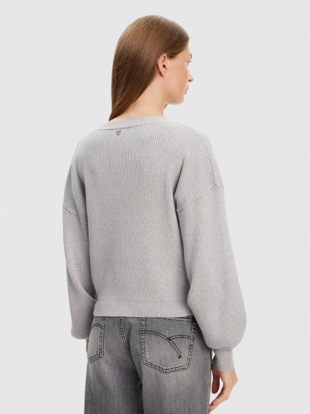 Chaqueta Mujer Gris Guess