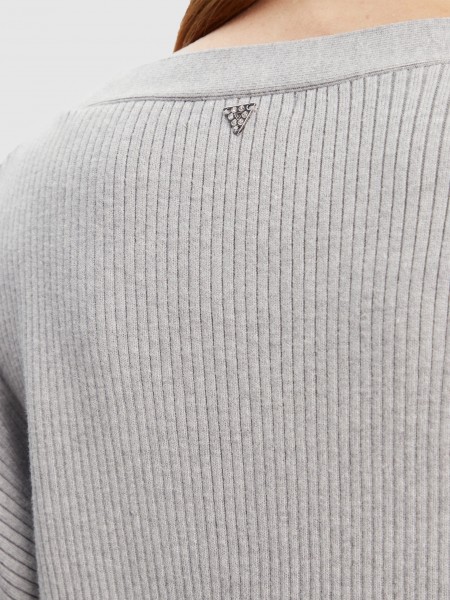 Chaqueta Mujer Gris Guess