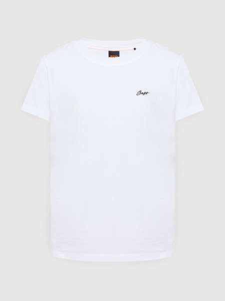 T-Shirt Mulher Boss Orange