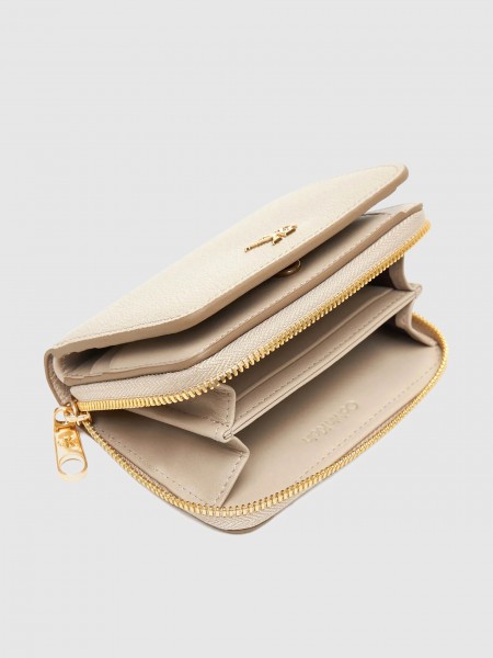 Coin Walle Woman Beige Calvin Klein