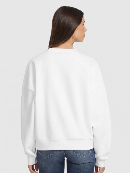 Jersey Mujer Blanco Guess Jeans