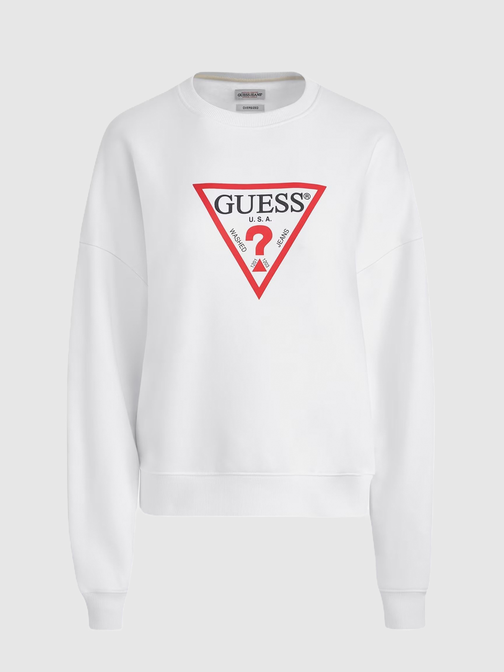 Jersey Mujer Blanco Guess Jeans