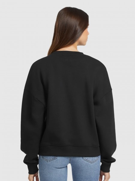 Jersey Mujer Negro Guess Jeans