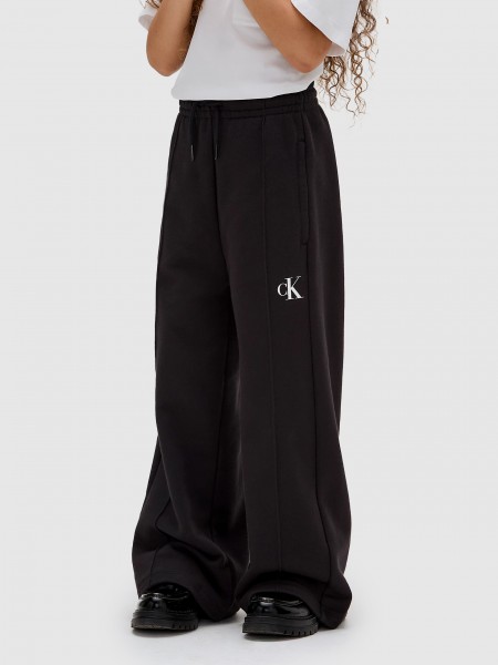Pants Girl Black Calvin Klein