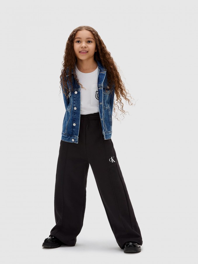 Pants Girl Black Calvin Klein