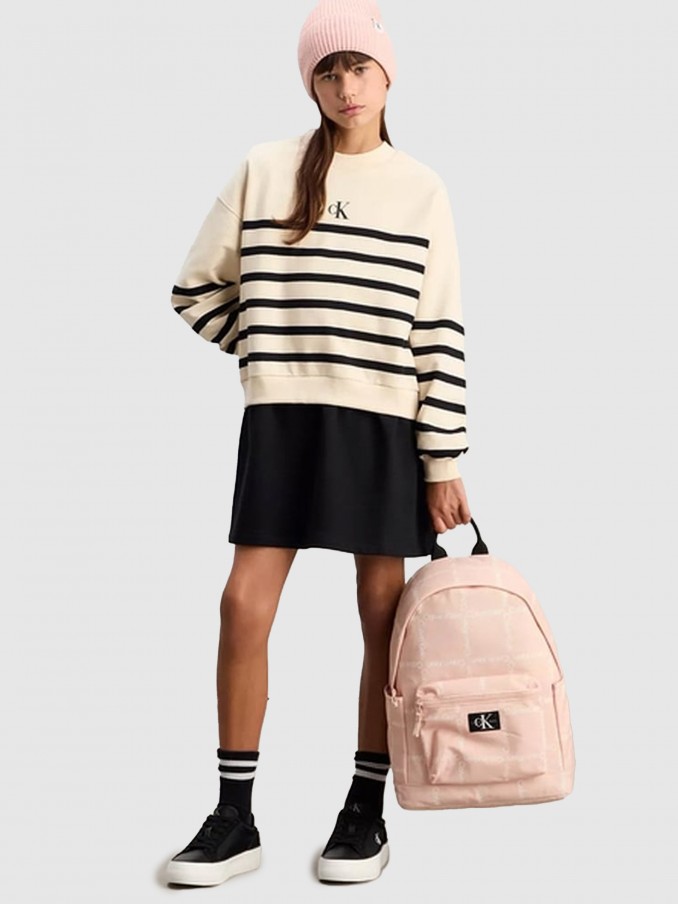 Dress Girl Black Stripe Calvin Klein