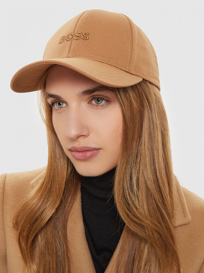 Hats Woman Beige Hugo Boss